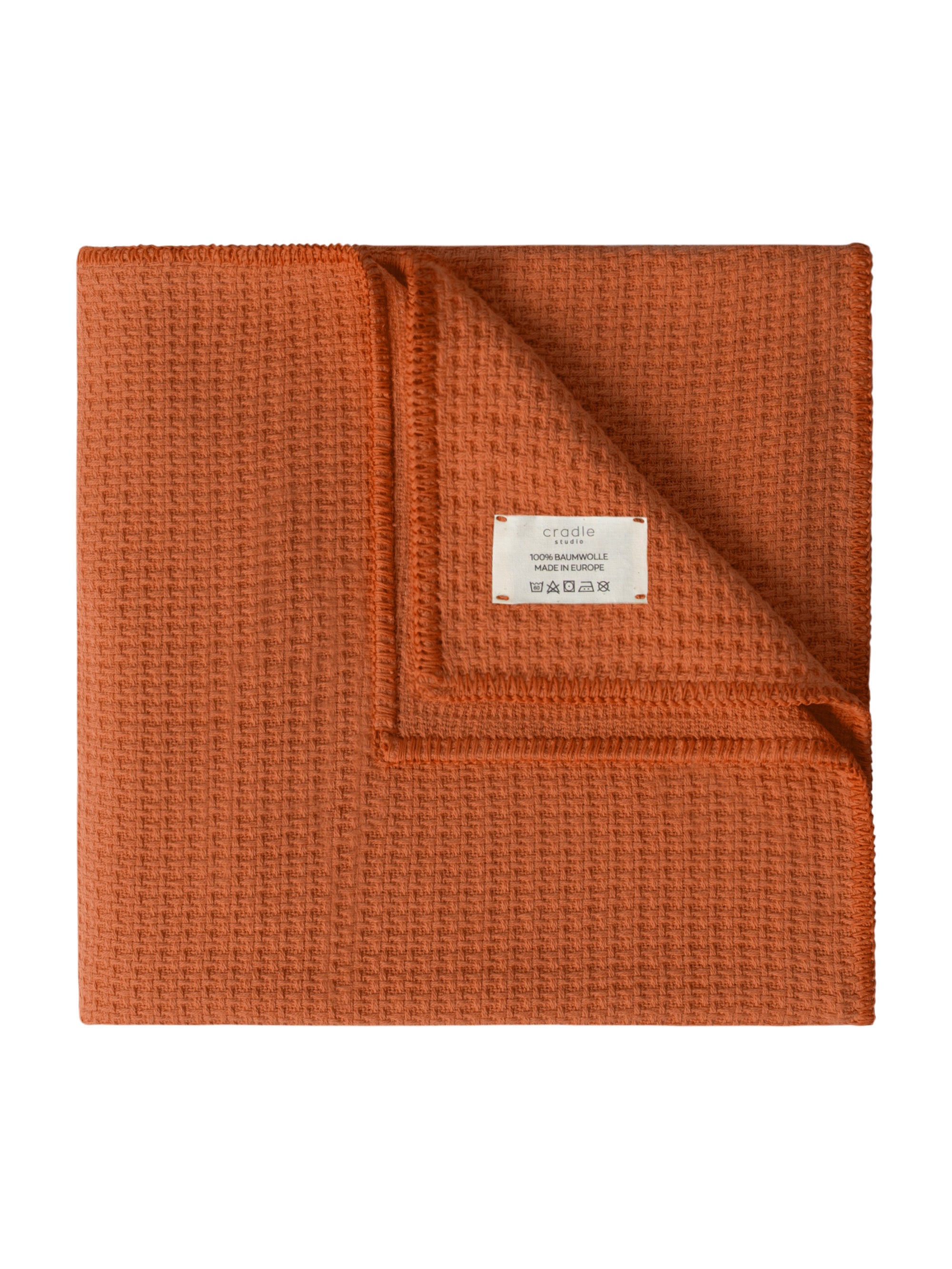Knit Blanket / Burnt Orange