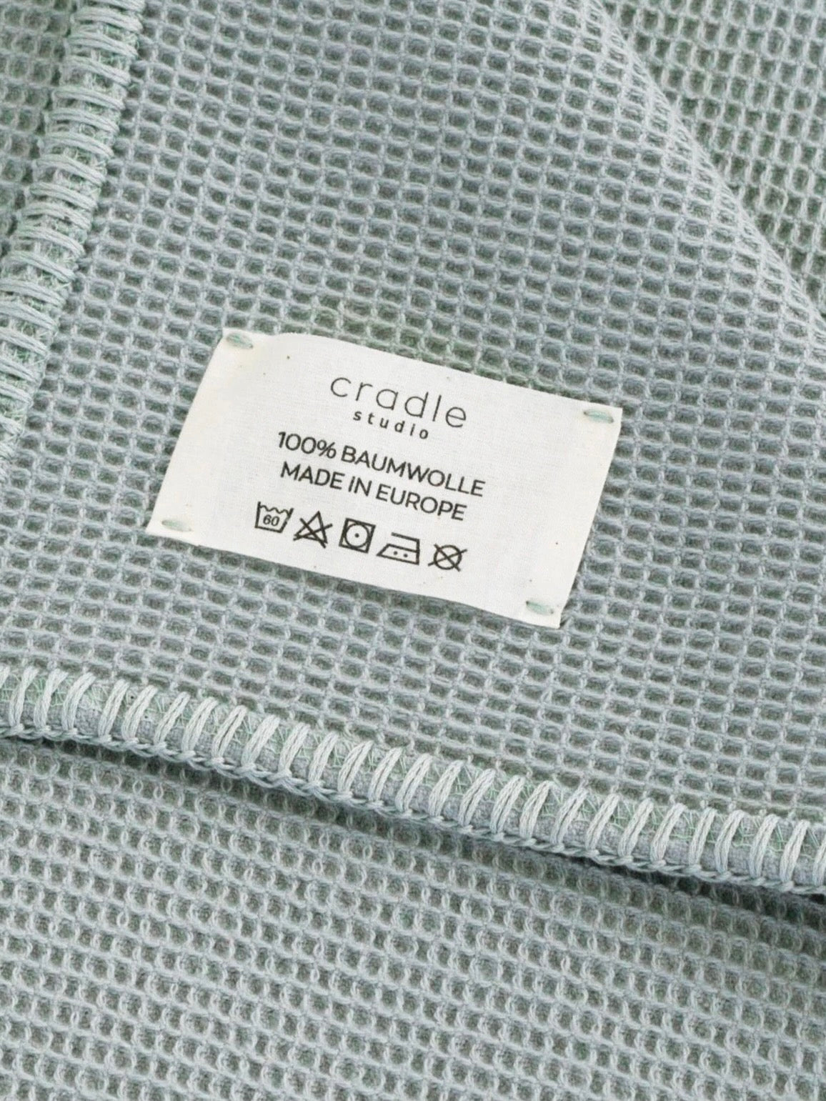 Piqué Wohndecke / Mint