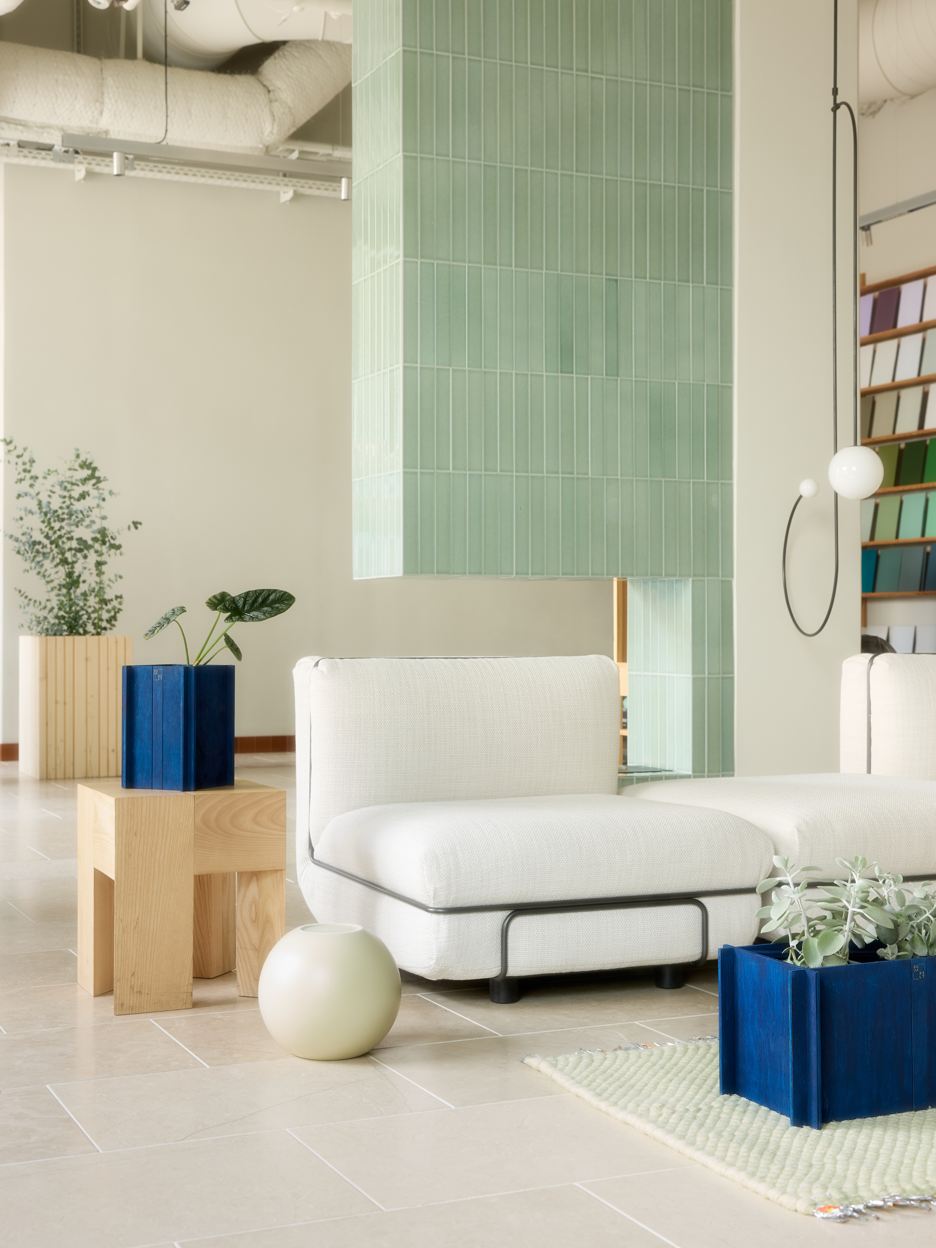 Selbstbewässerndes Pflanzengefäß BloomSMALL - Ocean Blue
