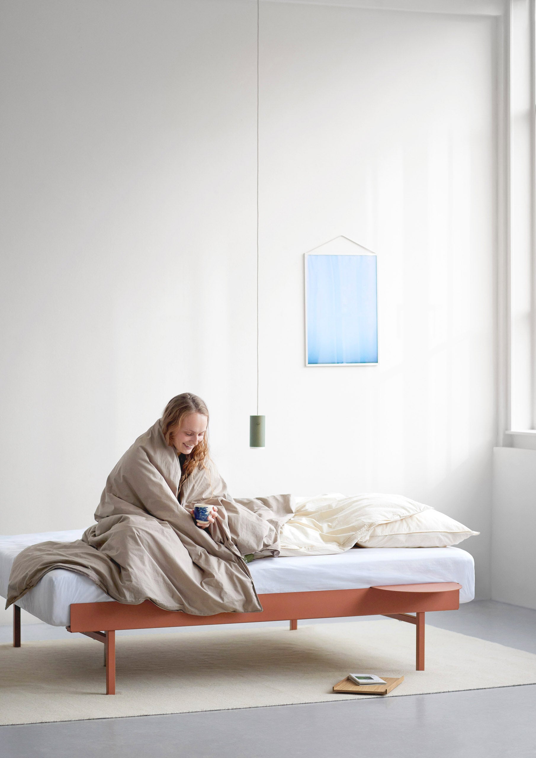 Modular Bed 90-180cm / Terracotta