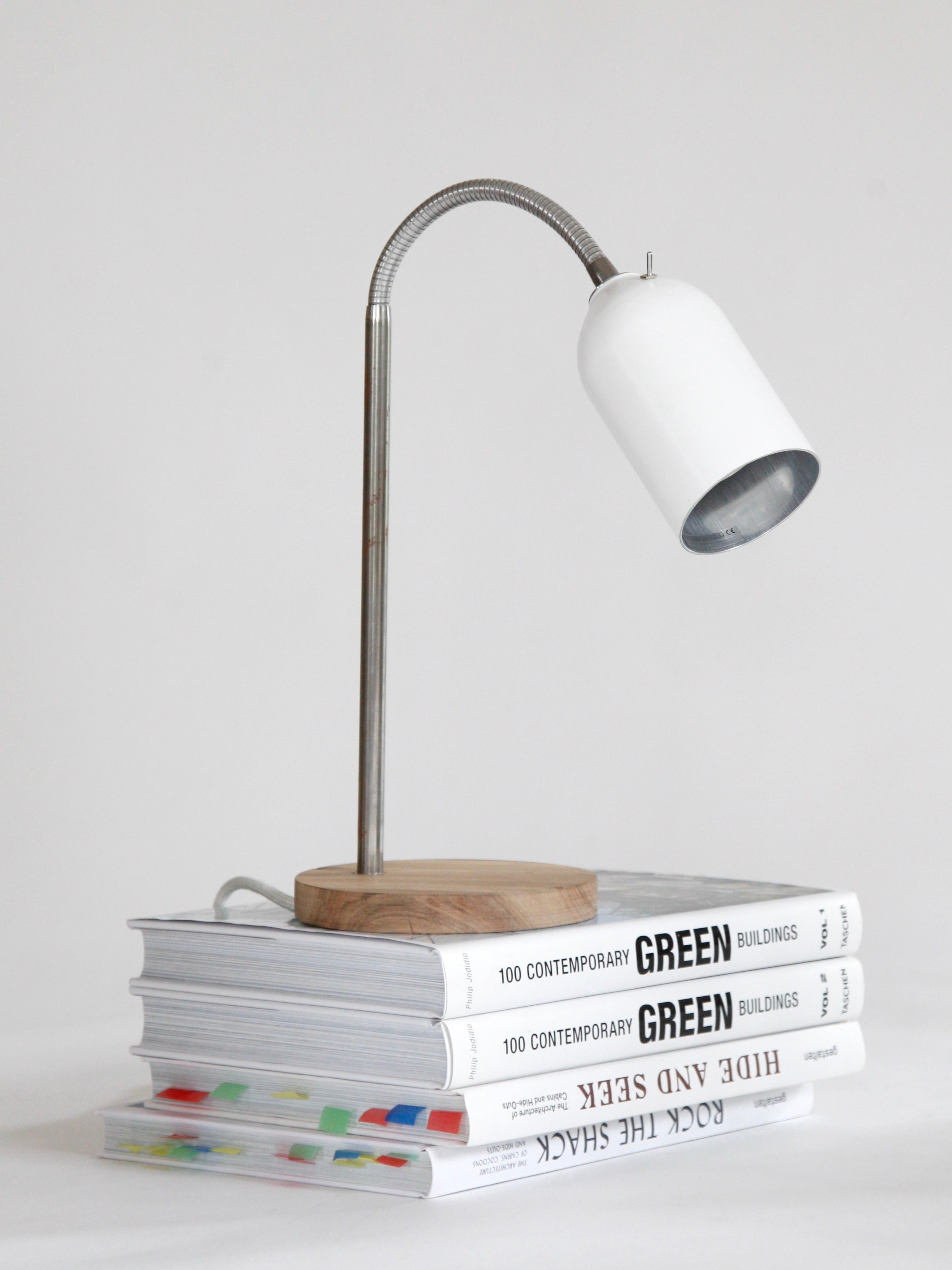 Upcycling Table Lamp Firelight / White