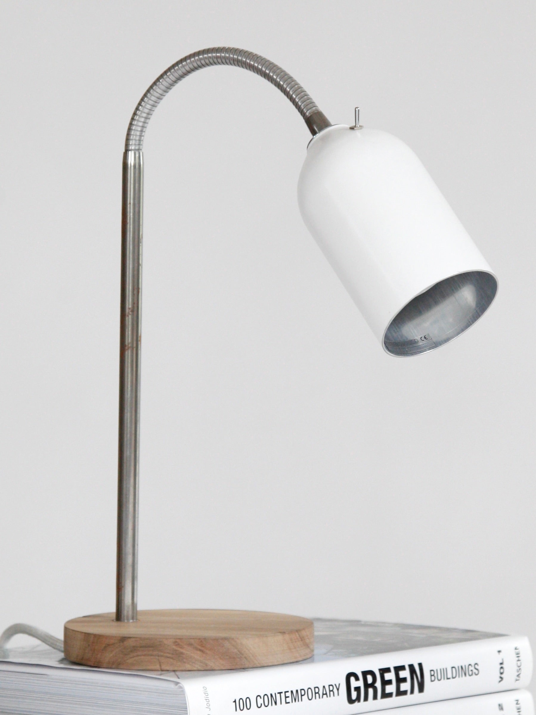 Upcycling Table Lamp Firelight / White