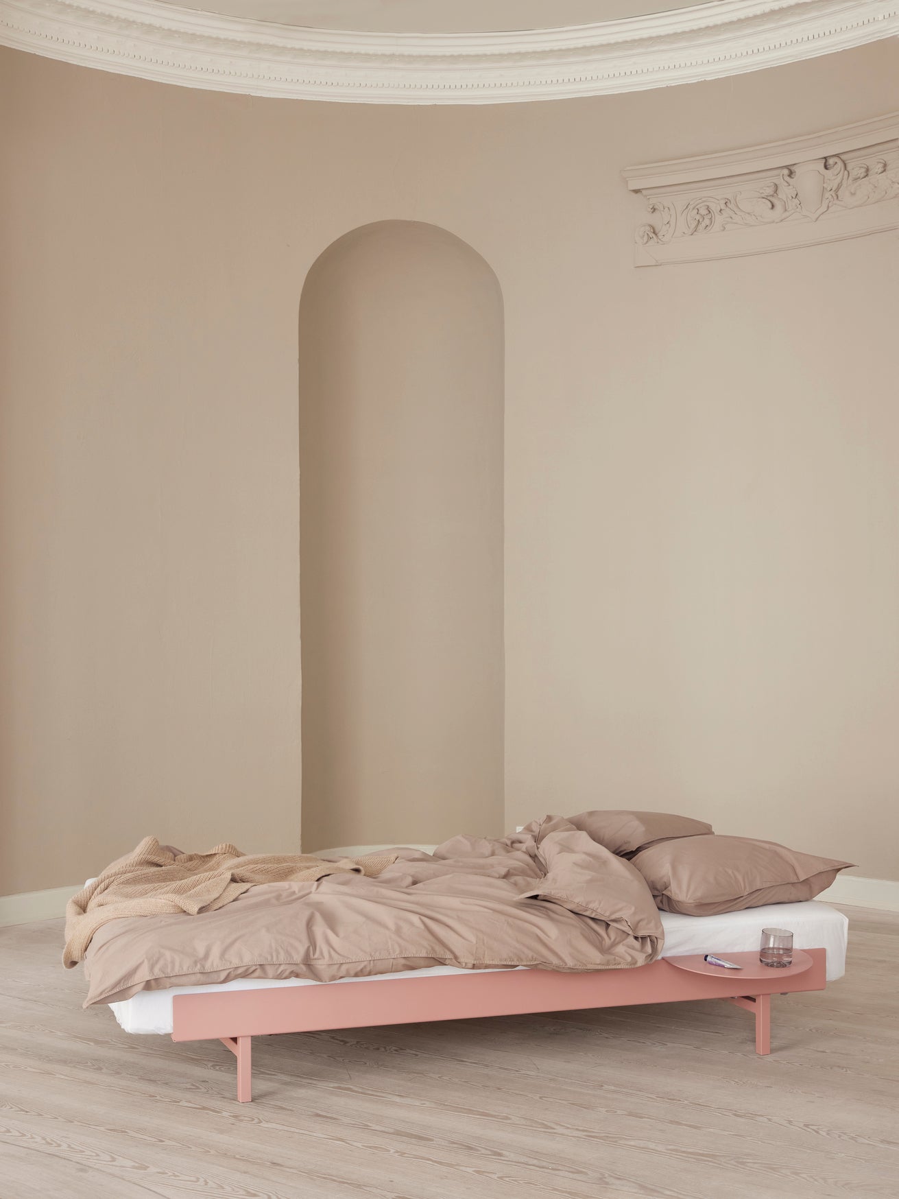 Modulares Bett 90-180cm / Dusty Rose