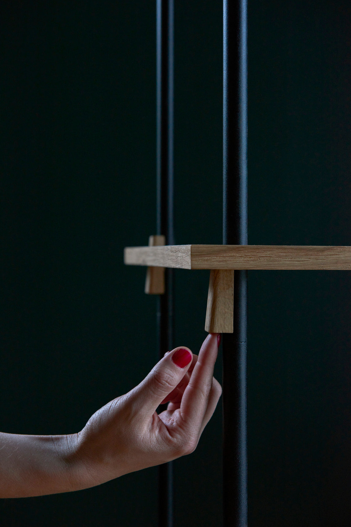 Shelf 200.2.C / Black FSC-Certified Oak