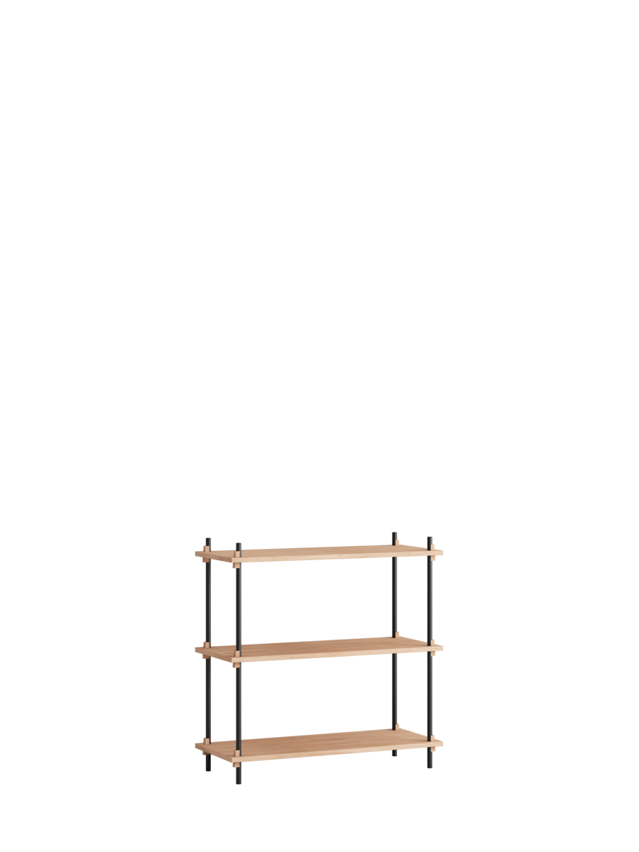 Shelf 85.1.A / Black FSC-Certified Oak