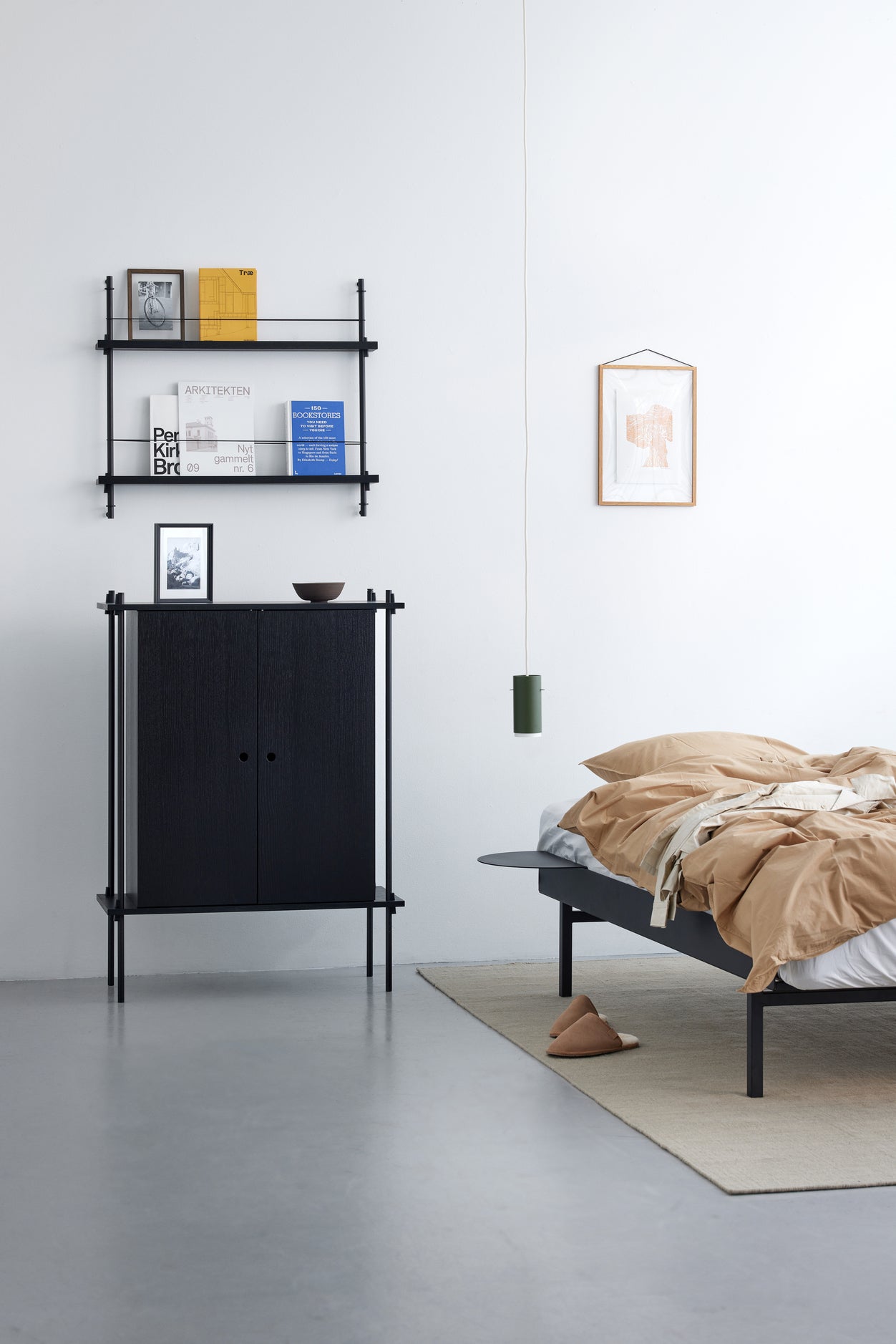 Modulares Bett 90-180cm / Schwarz