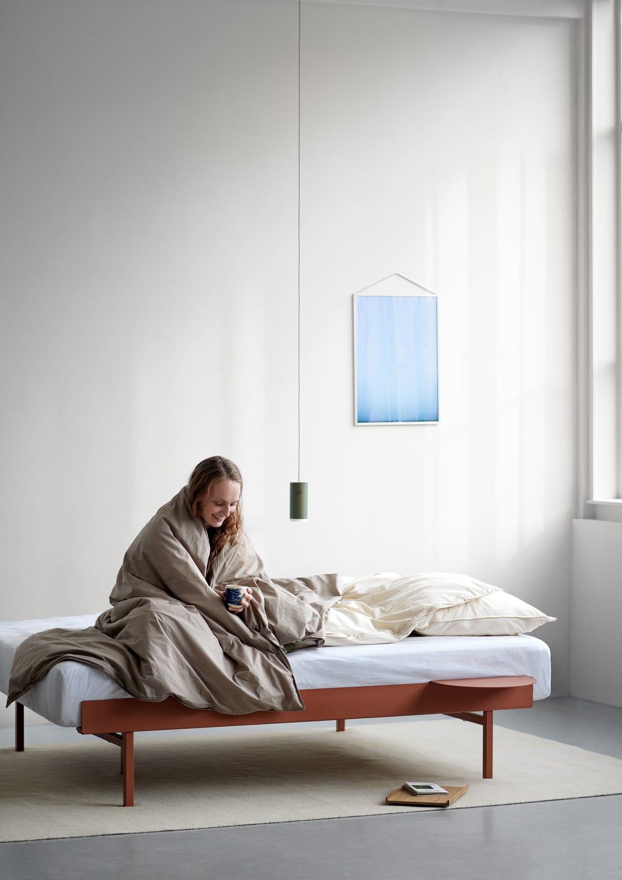 Modular Bed 90-180cm / Terracotta