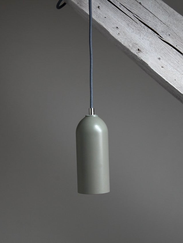 Upcycling Lamp Firelight / Moss Gray