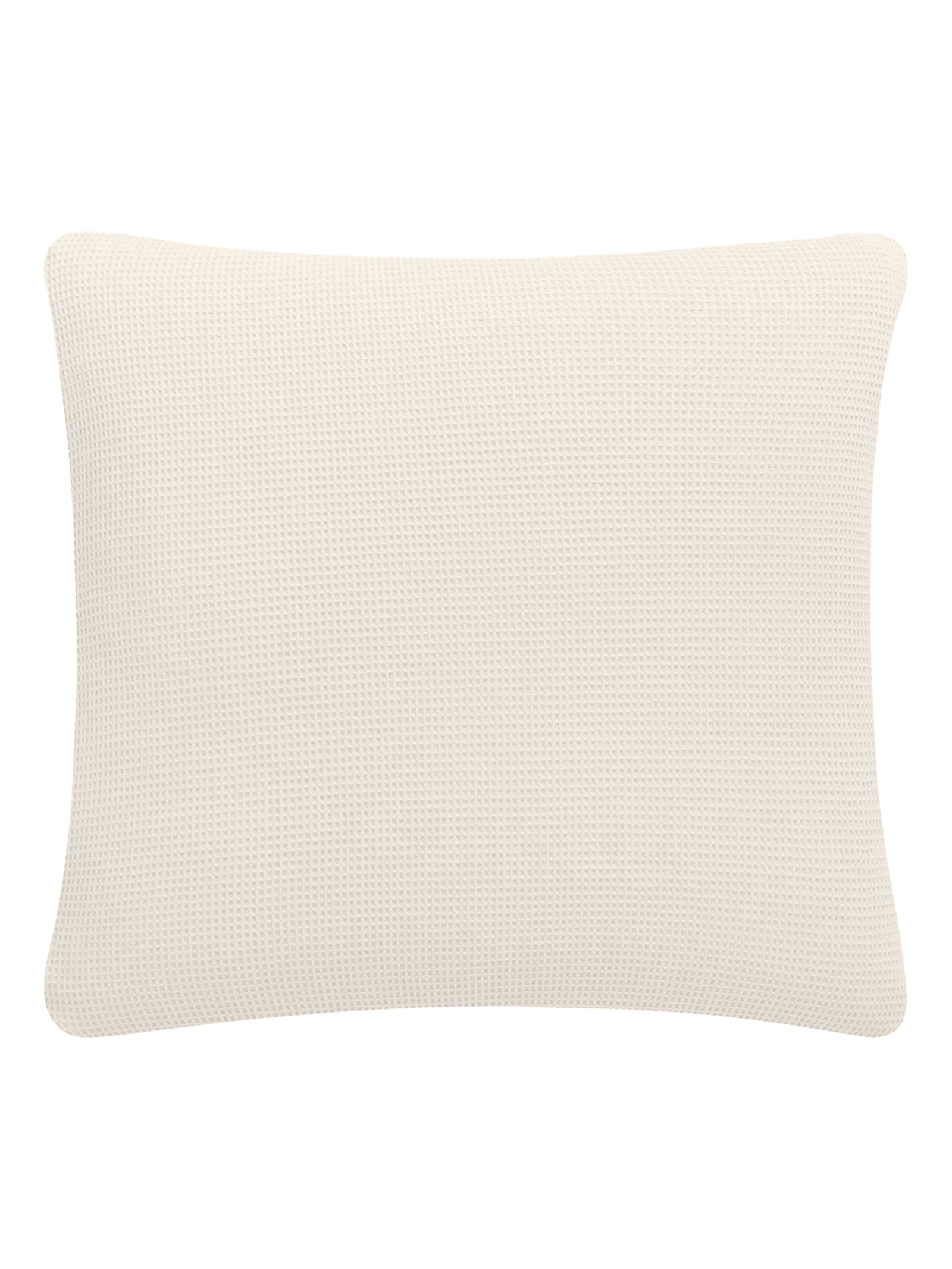 Piqué Cushion & Blanket Set / Creme