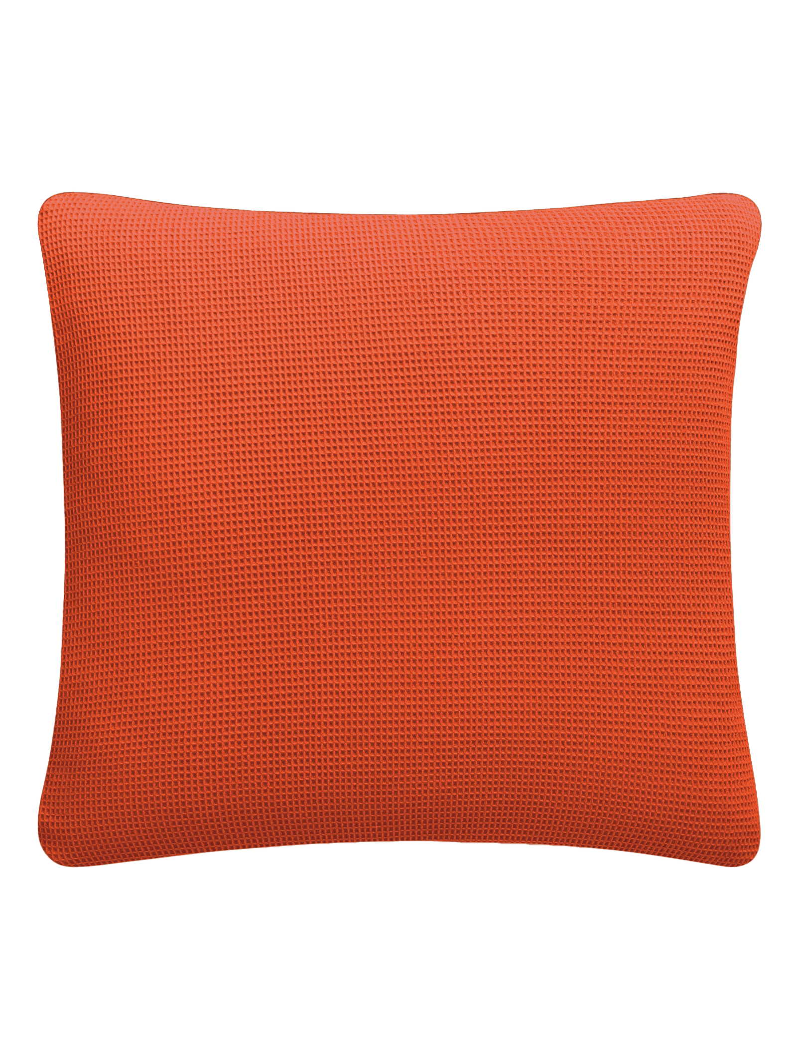 Set aus Piqué Kissen & Decke / Pumpkin