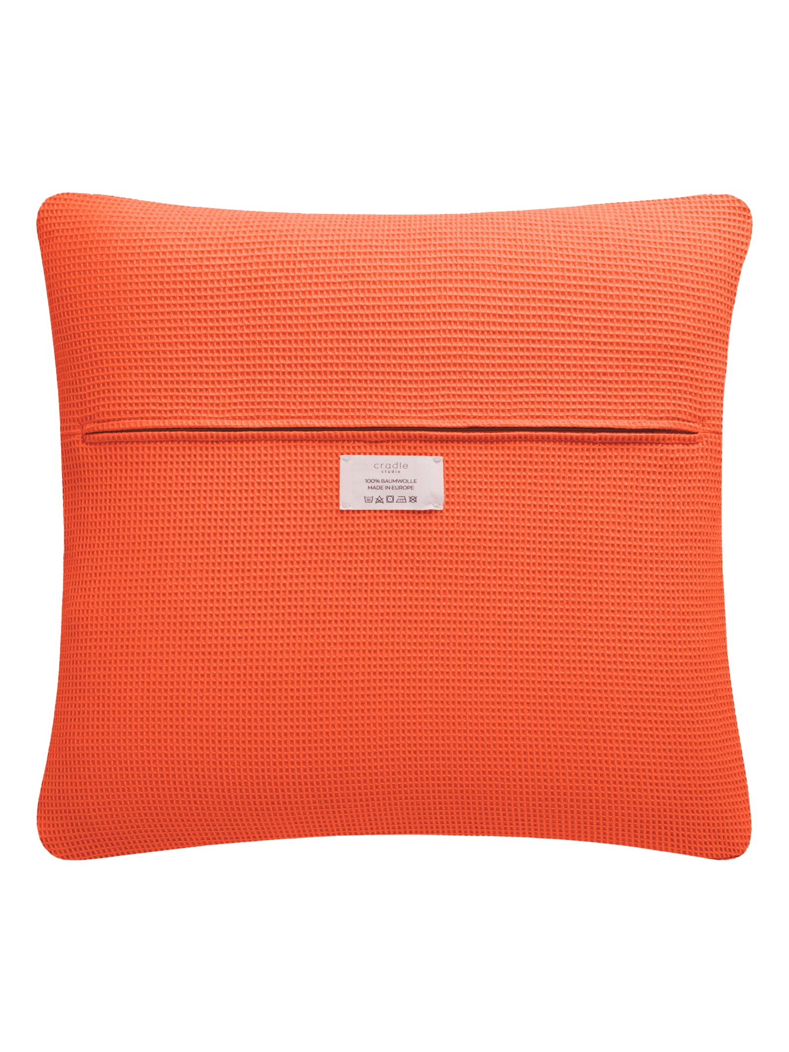 Zea Piqué Kissen / Pumpkin