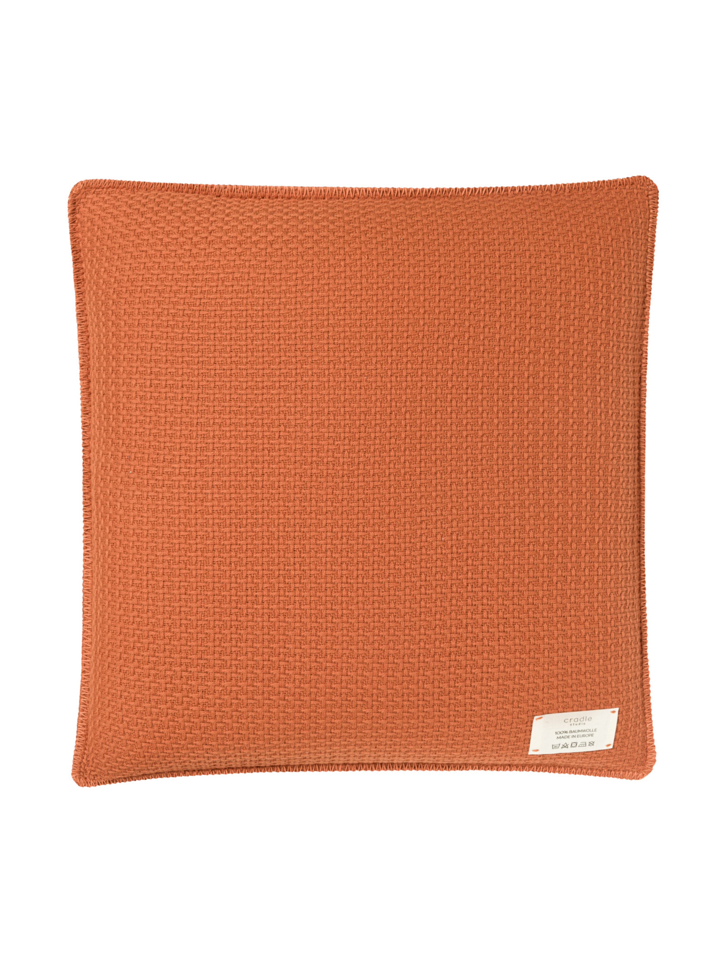 Cozy Feinstrick Kissen / Burnt Orange