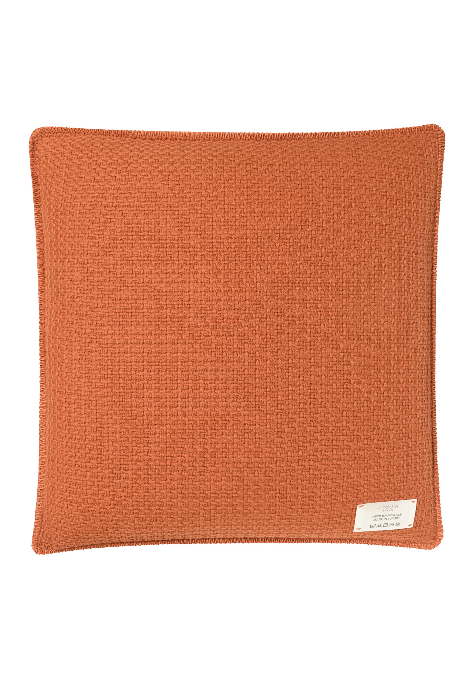 Cozy Feinstrick Kissen / Burnt Orange