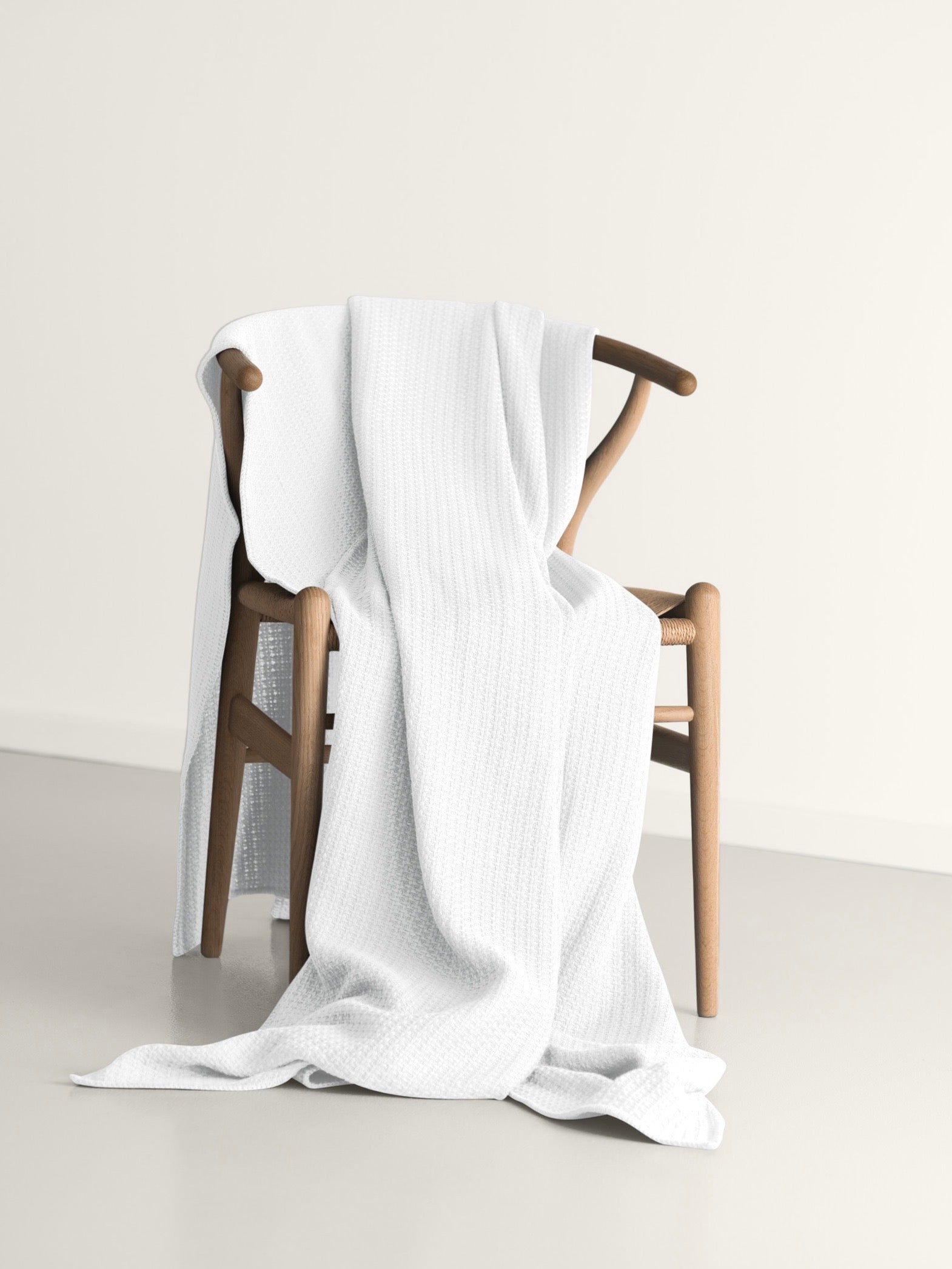 Knit Blanket / White